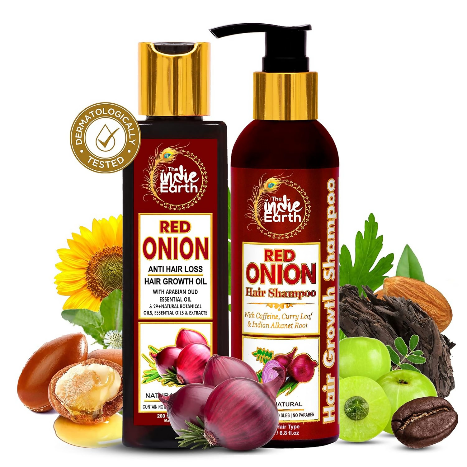 The Indie Earth Red Onion Anti Hair Loss & Hair Growth Combo