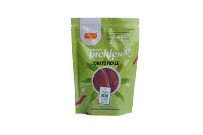 Vellanki Foods Andhra Pickles Combo Pack (250 gm Each) - Ginger Pickle,Tomato Pickle