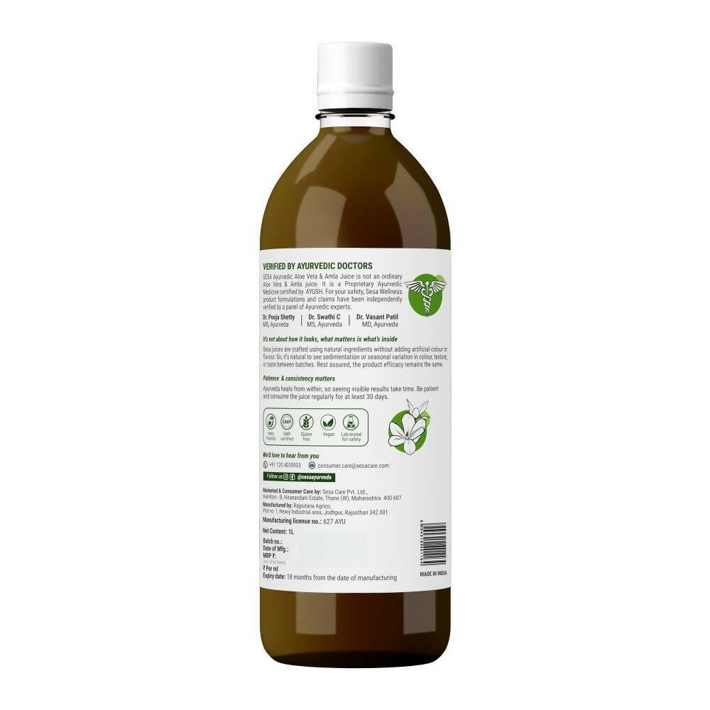 Sesa Wellness Ayurvedic Aloe Vera & Amla Juice