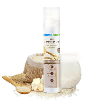 Mamaearth Rice Sunscreen Gel SPF 50
