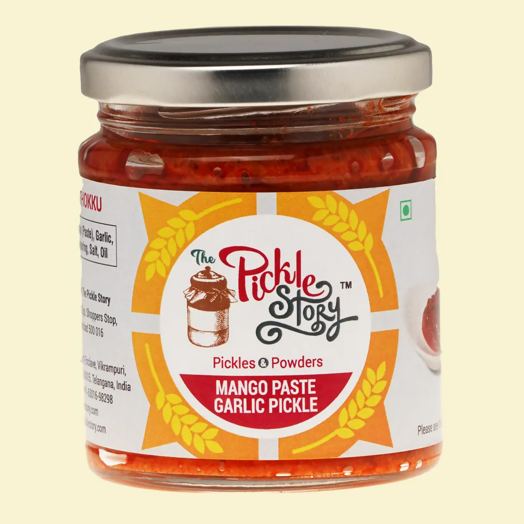 The Pickle Story Mashed Mango with Garlic Pickle – Udikkina Thokku