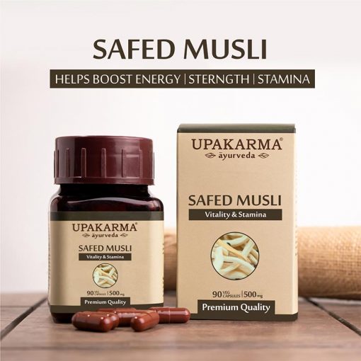 Upakarma Ayurveda Safed Musli Capsules