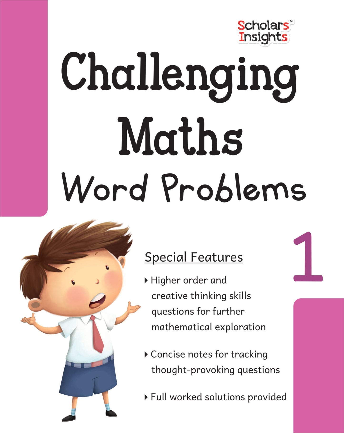 Scholars Insights Challenging Maths Word Problems - 1 -  buy in usa 