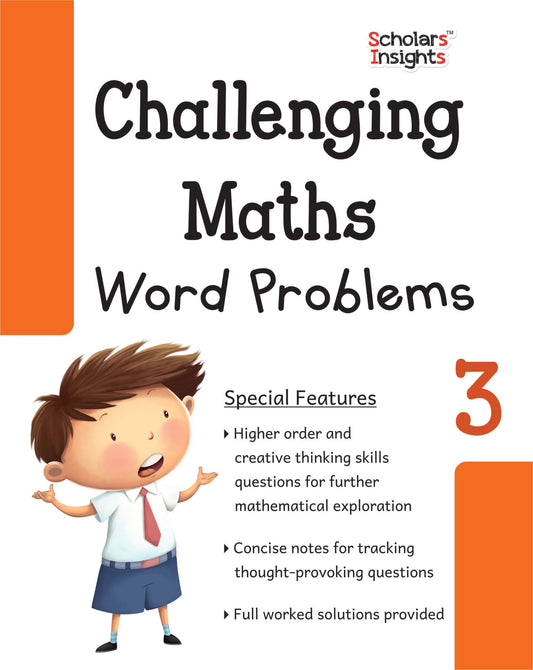 Scholars Insights Challenging Maths Word Problems - 3 -  buy in usa 