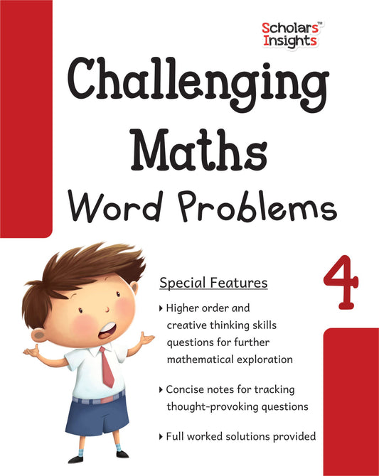 Scholars Insights Challenging Maths Word Problems - 4 -  buy in usa 