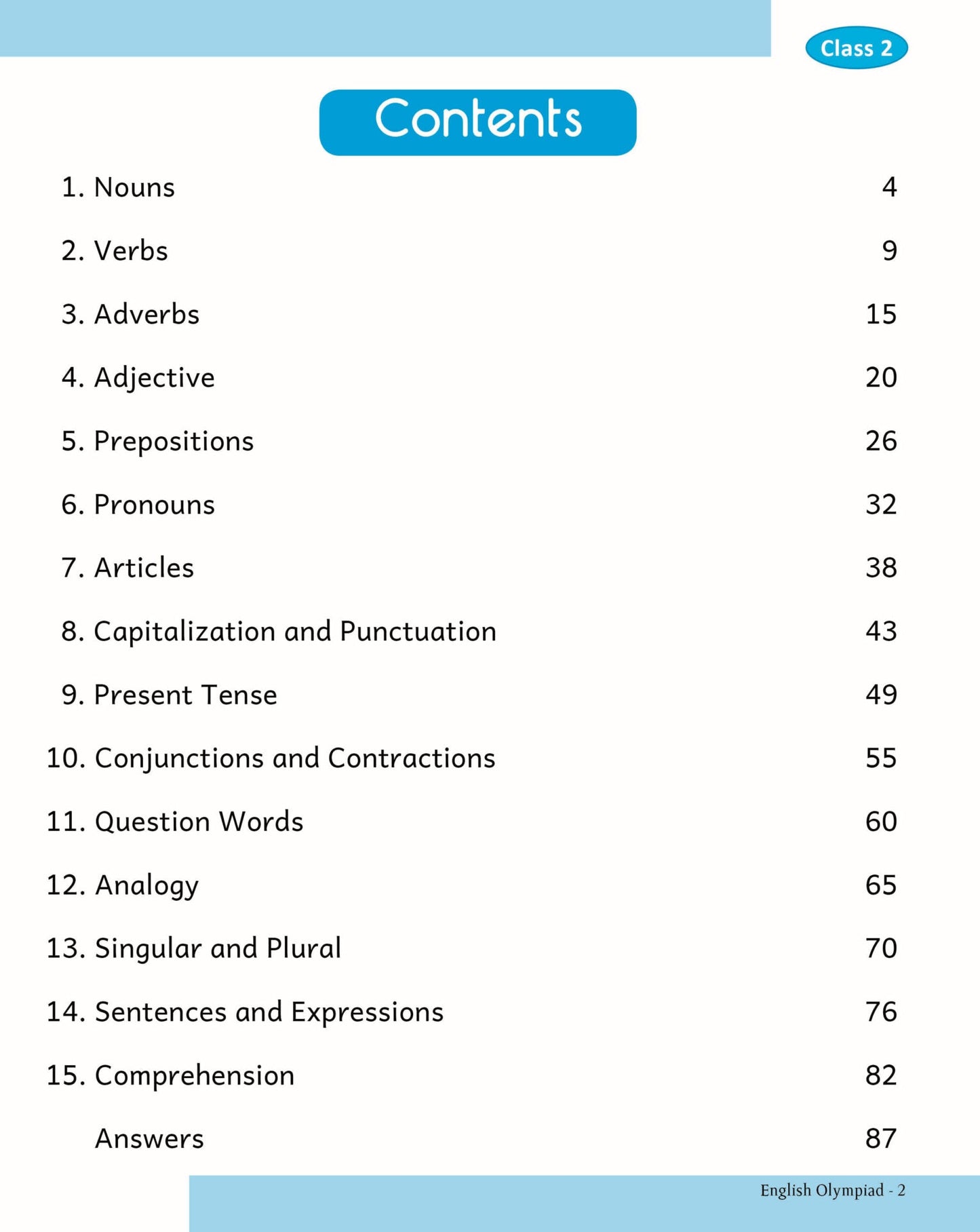 Scholars Insights English Olympiad Grade 2