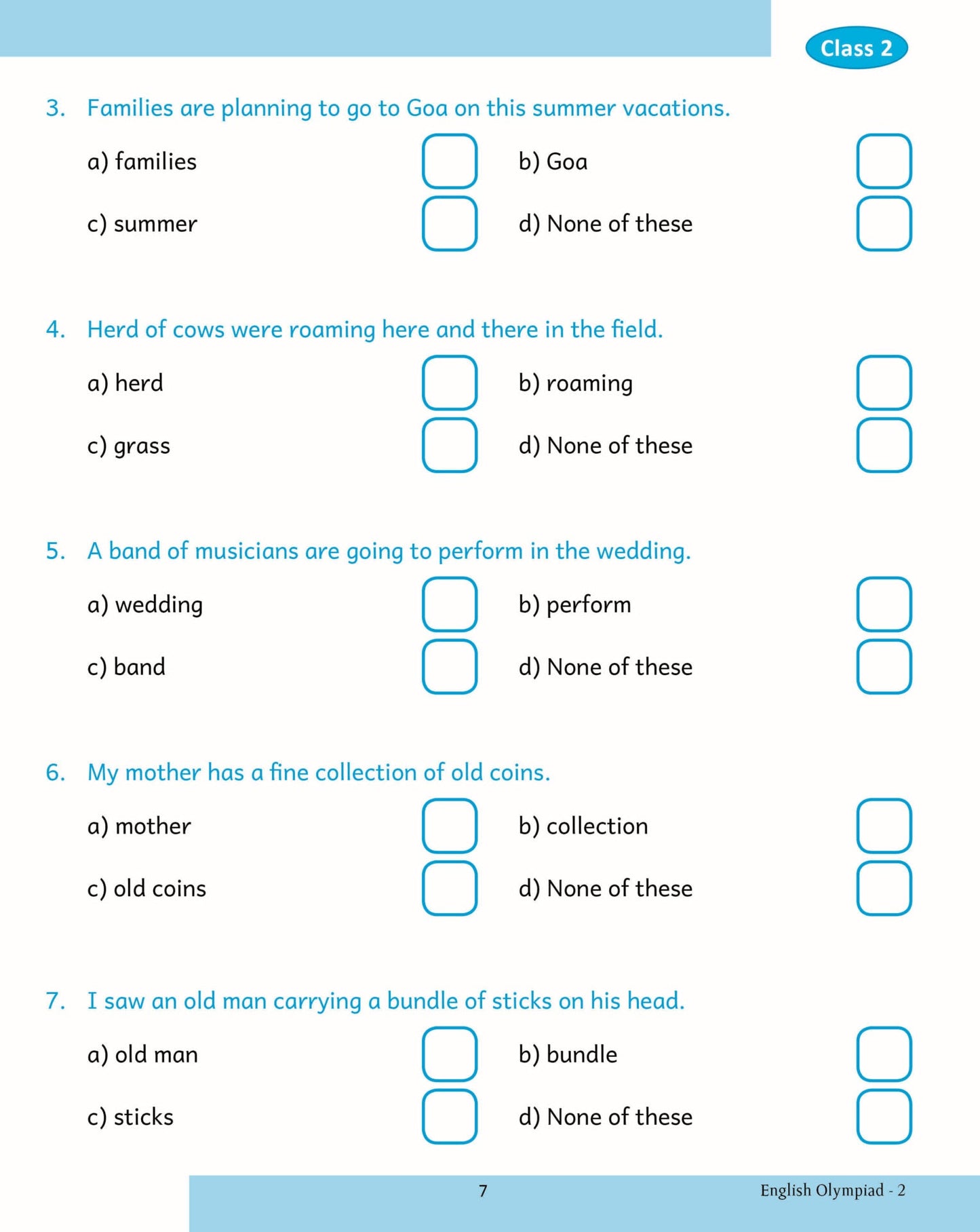 Scholars Insights English Olympiad Grade 2