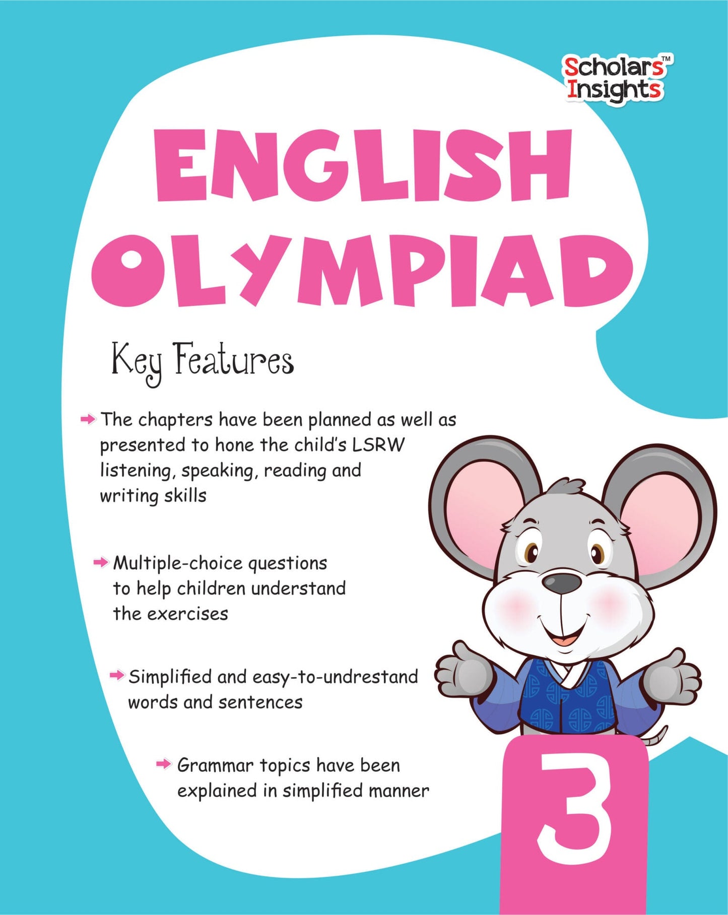 Scholars Insights English Olympiad Grade 3 -  buy in usa 