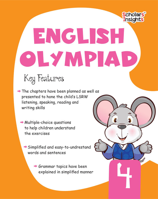 Scholars Insights English Olympiad Grade 4 -  buy in usa 