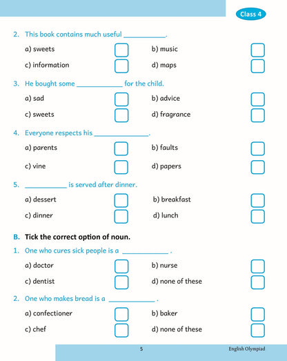 Scholars Insights English Olympiad Grade 4