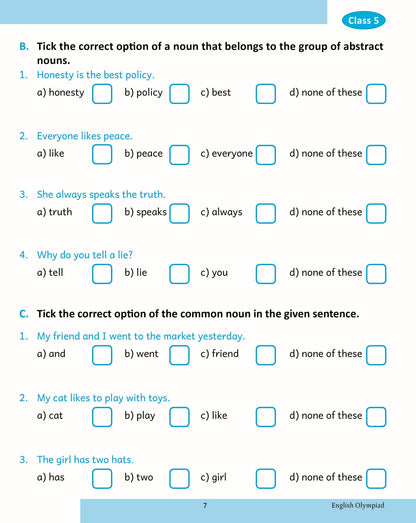 Scholars Insights English Olympiad Grade 5