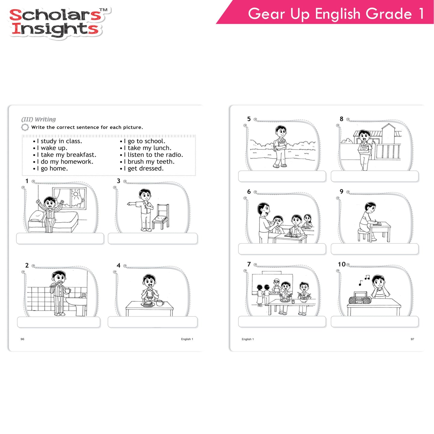 Scholars Insights Gear Up English Grade 1