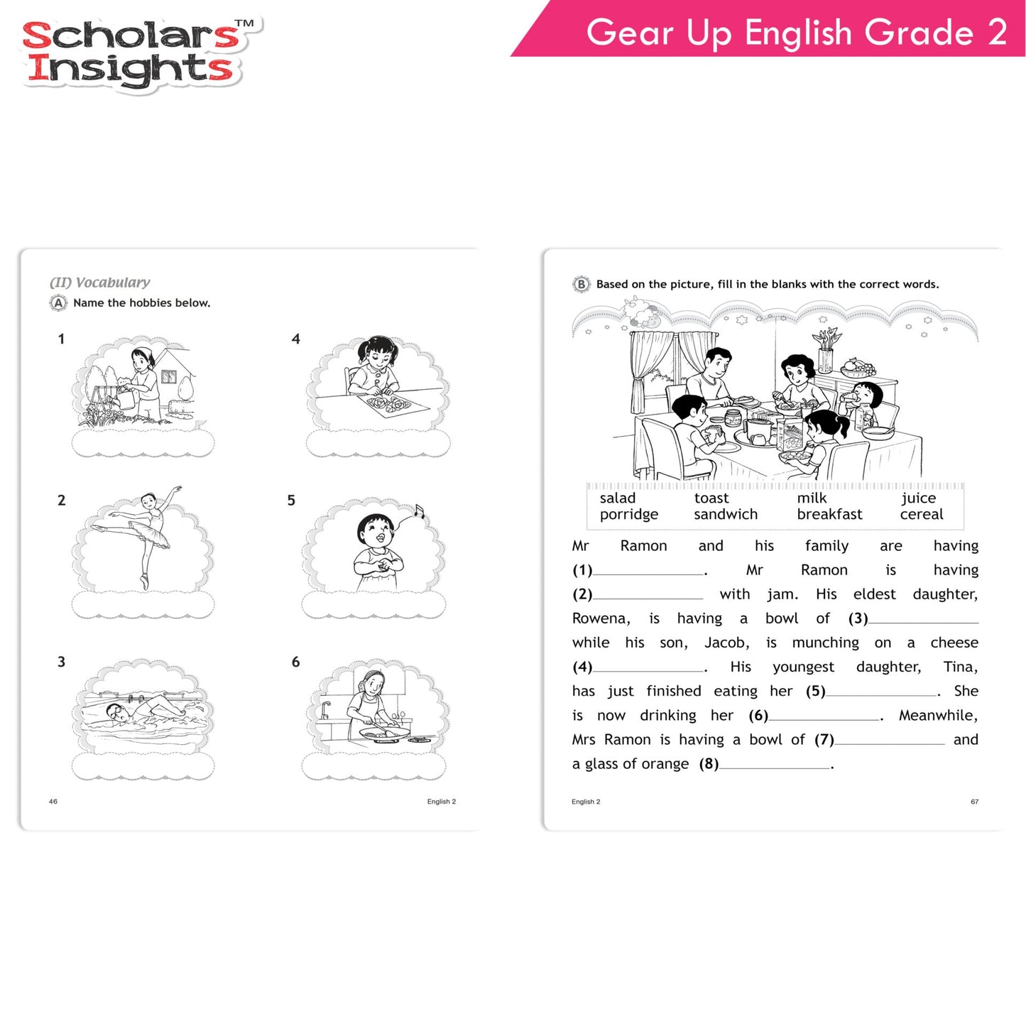 Scholars Insights Gear Up English Grade 2