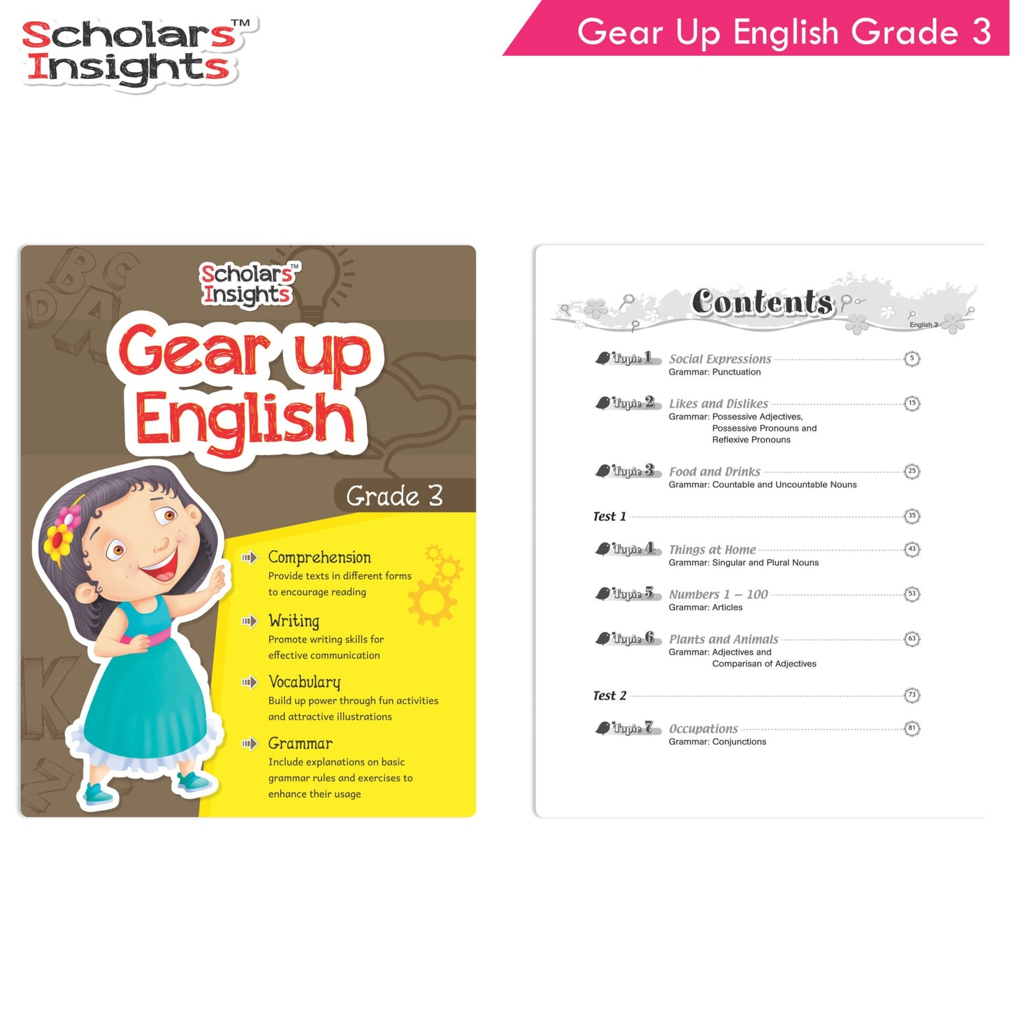 Scholars Insights Gear Up English Grade 3