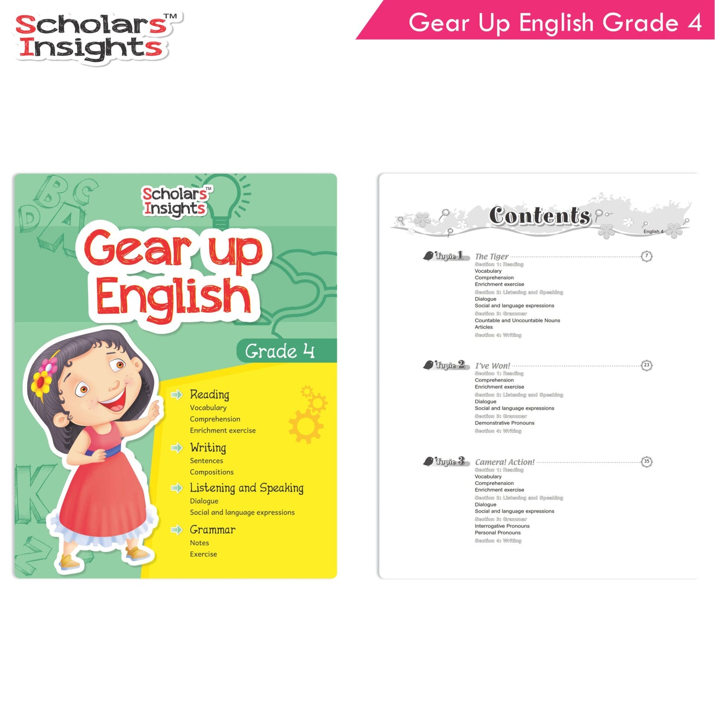 Scholars Insights Gear Up English Grade 4