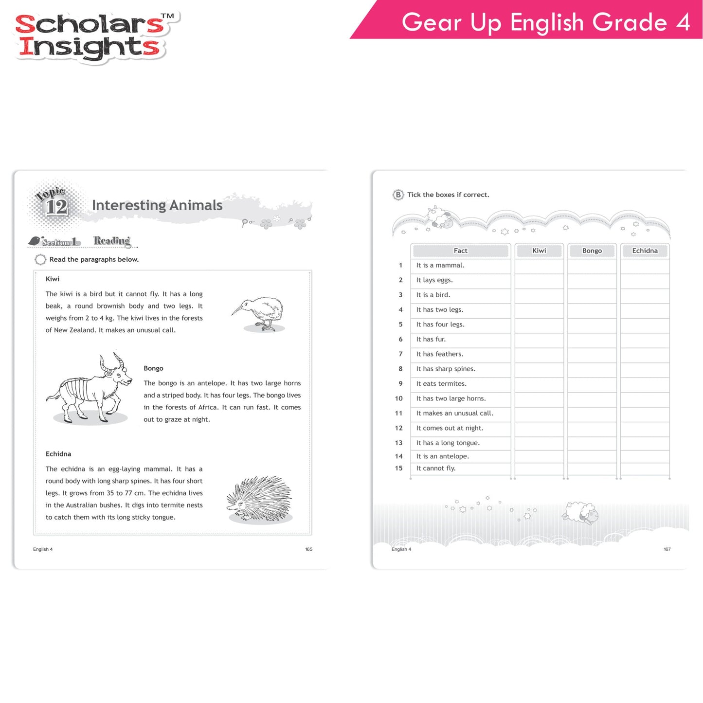 Scholars Insights Gear Up English Grade 4