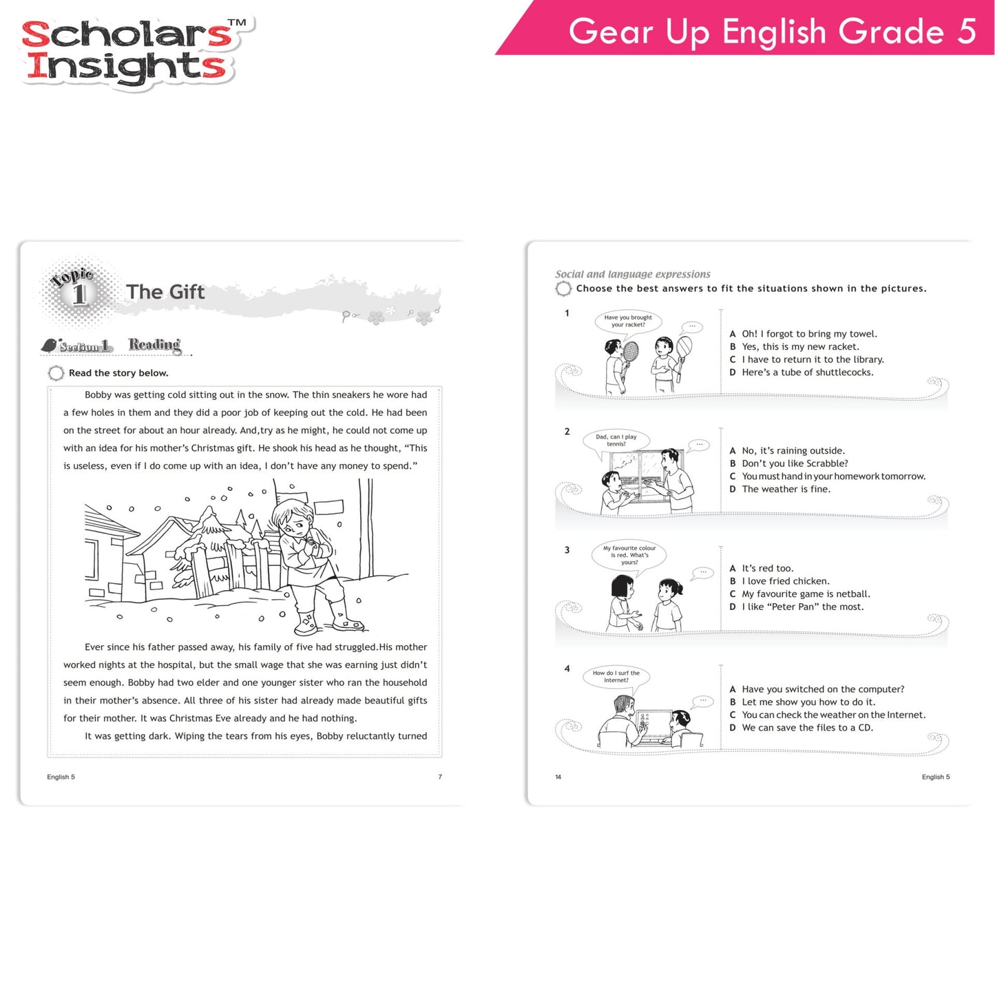 Scholars Insights Gear Up English Grade 5