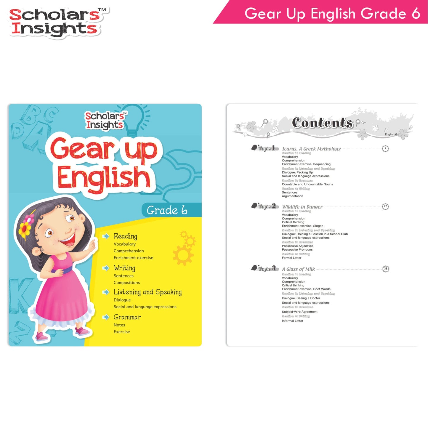 Scholars Insights Gear Up English Grade 6