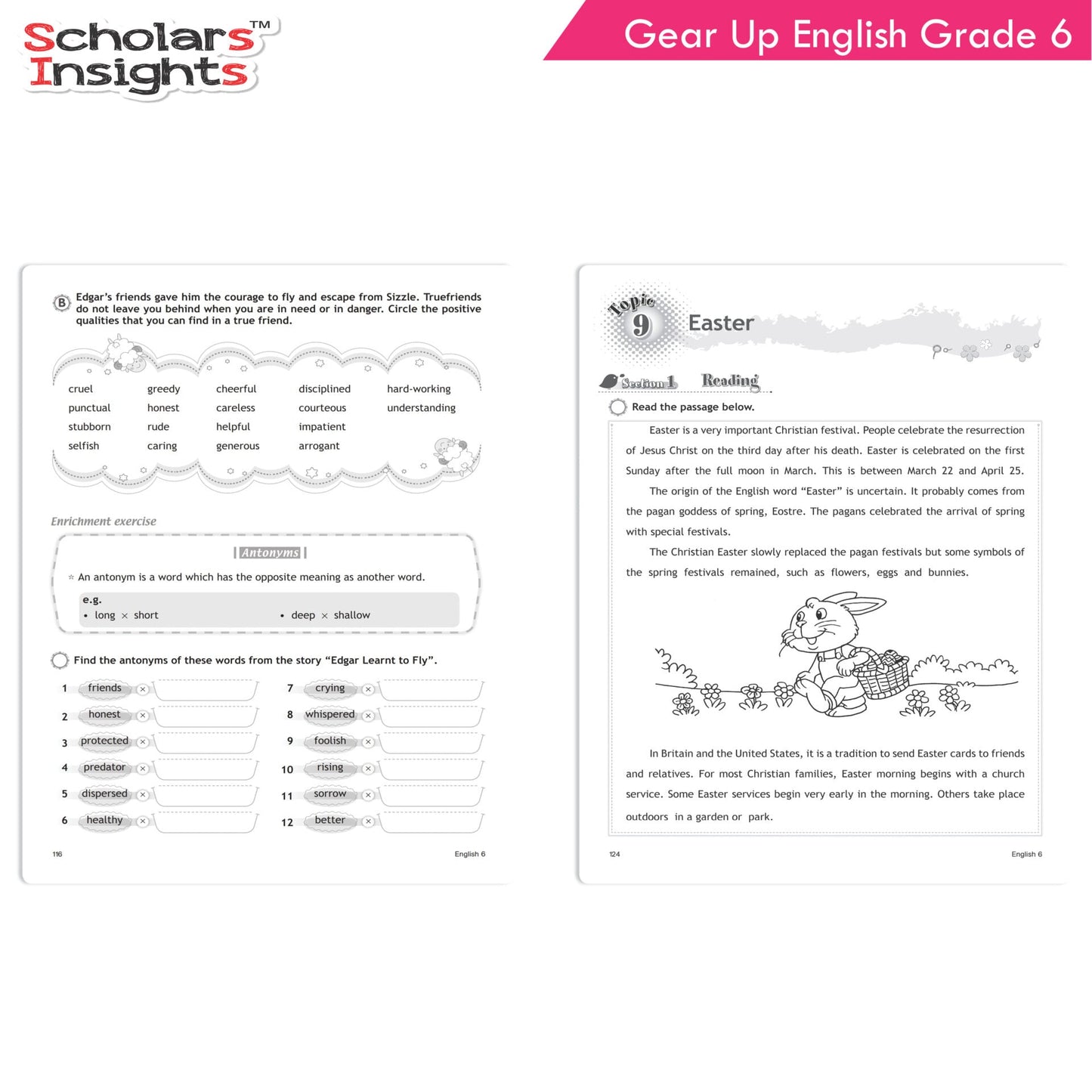 Scholars Insights Gear Up English Grade 6