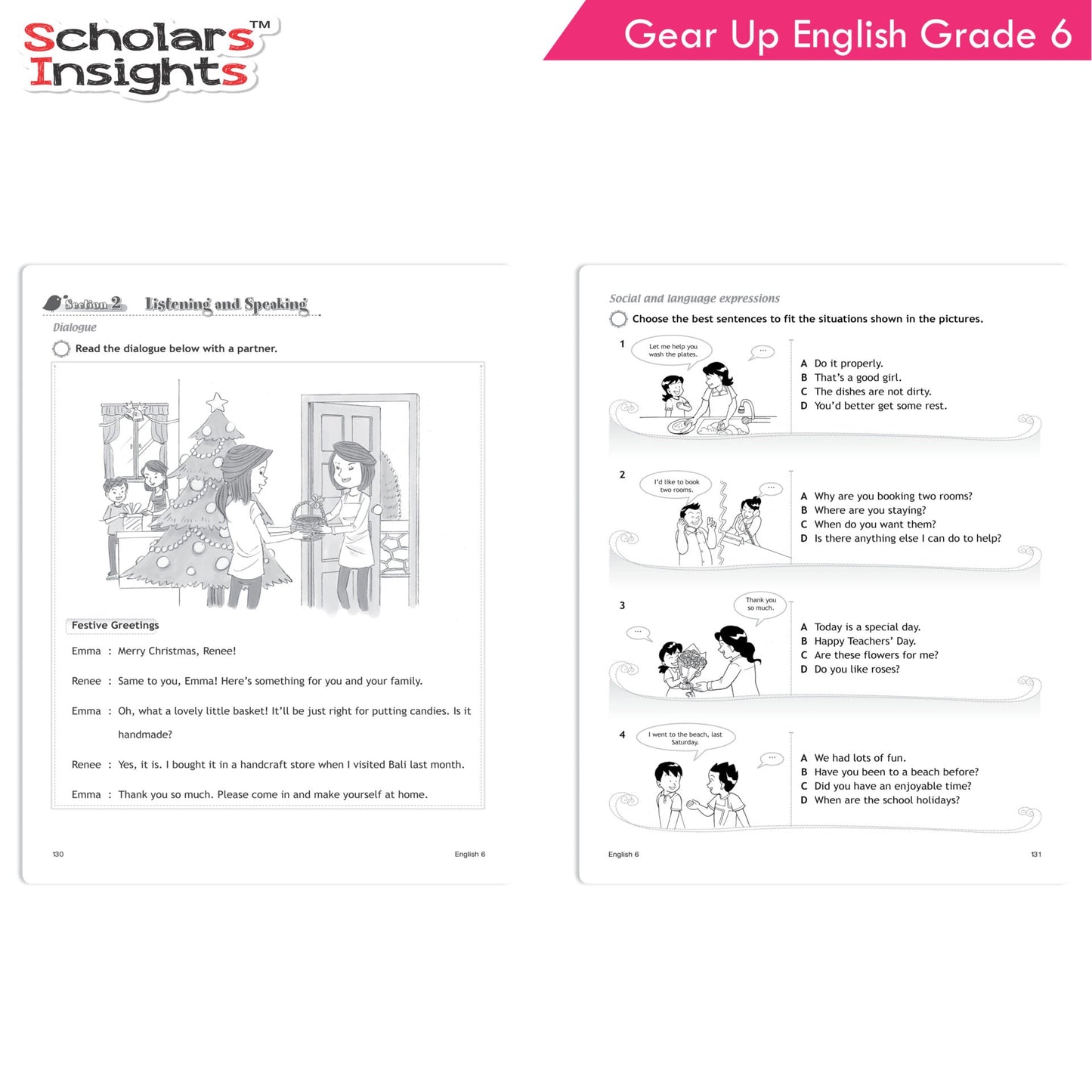 Scholars Insights Gear Up English Grade 6