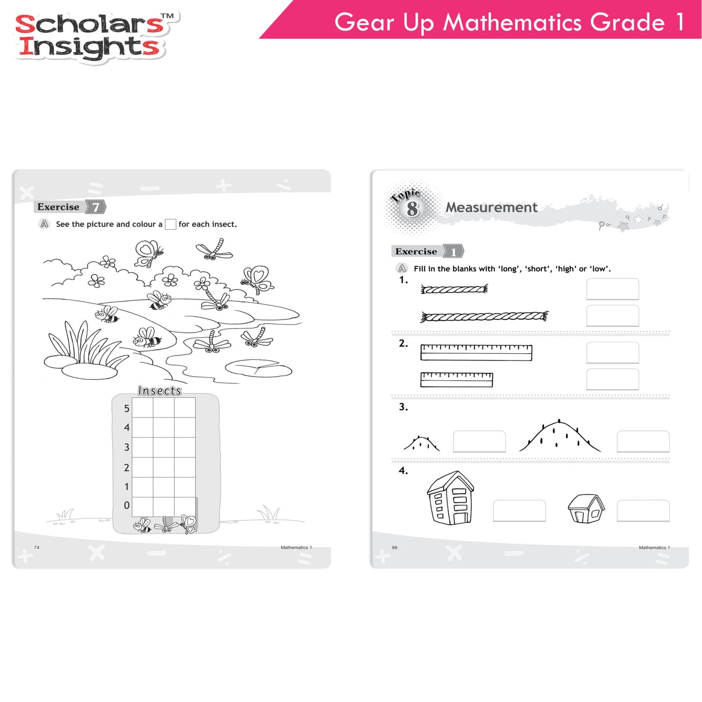 Scholars Insights Gear Up Maths Grade 1