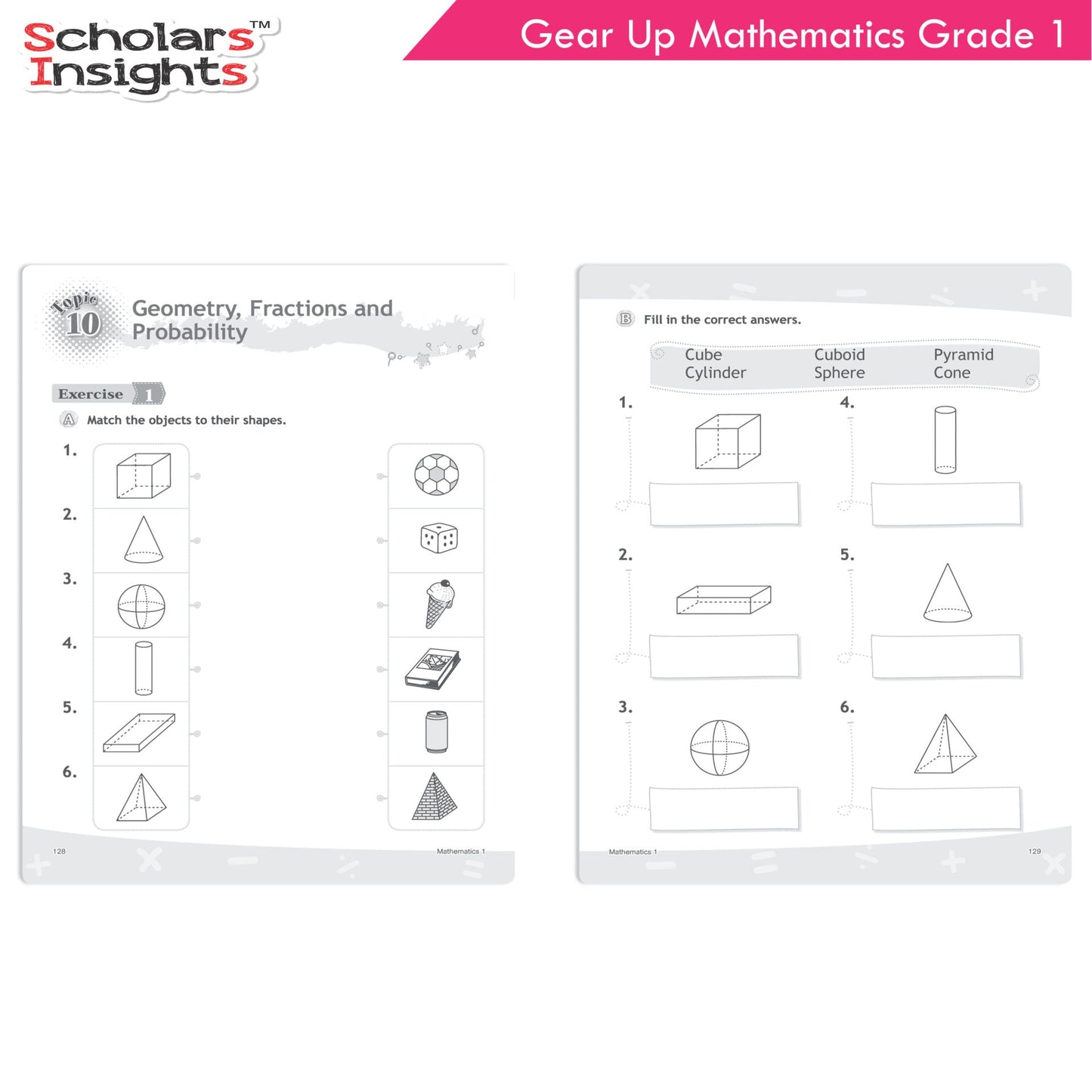 Scholars Insights Gear Up Maths Grade 1