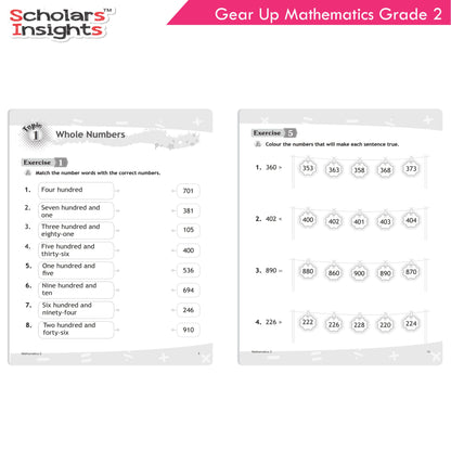 Scholars Insights Gear Up Maths Grade 2