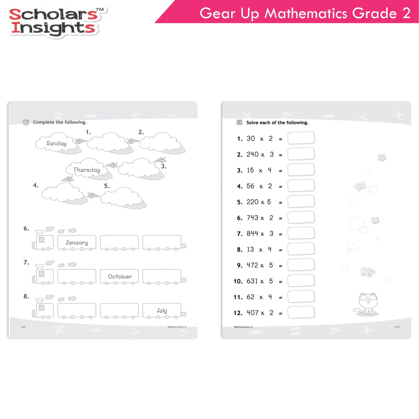 Scholars Insights Gear Up Maths Grade 2