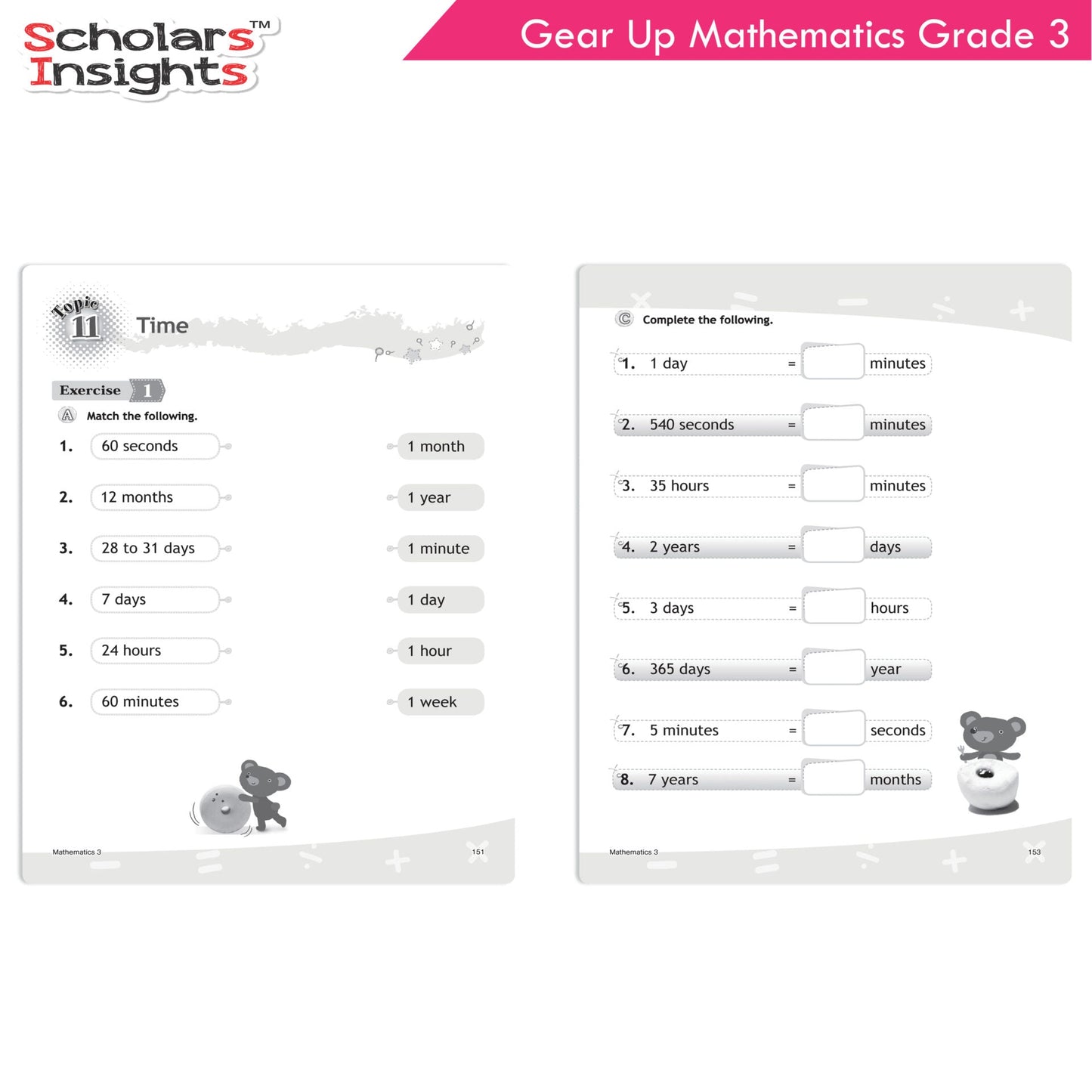 Scholars Insights Gear Up Maths Grade 3