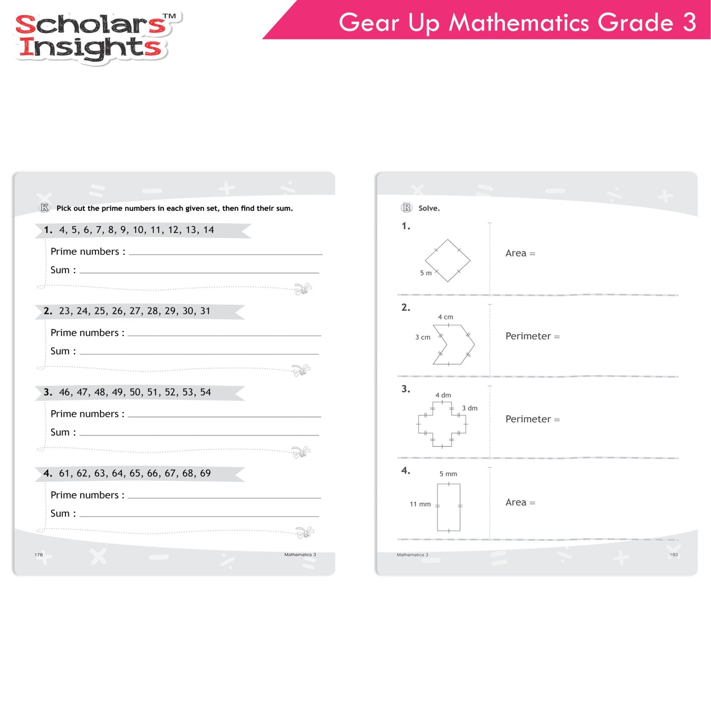 Scholars Insights Gear Up Maths Grade 3