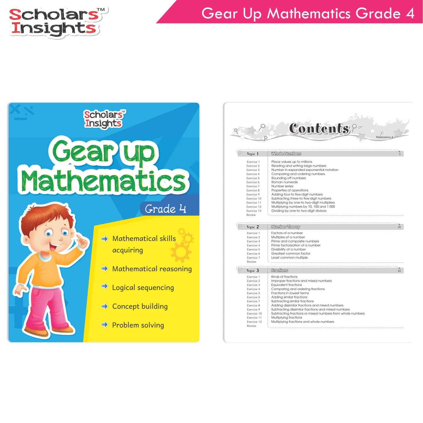 Scholars Insights Gear Up Maths Grade 4