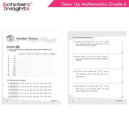 Scholars Insights Gear Up Maths Grade 6