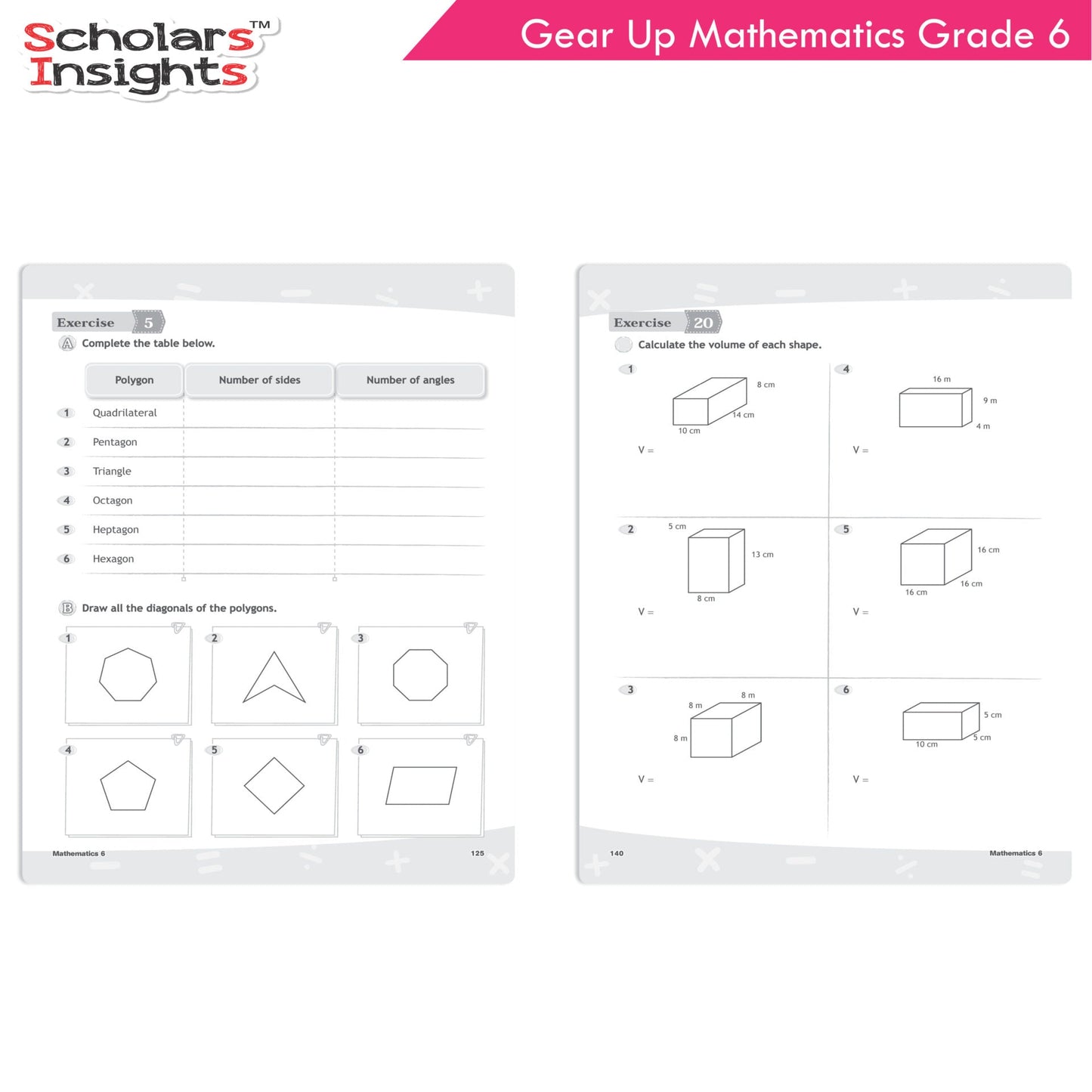 Scholars Insights Gear Up Maths Grade 6