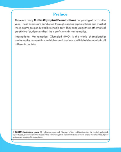 Scholars Insights Maths Olympiad Grade 1