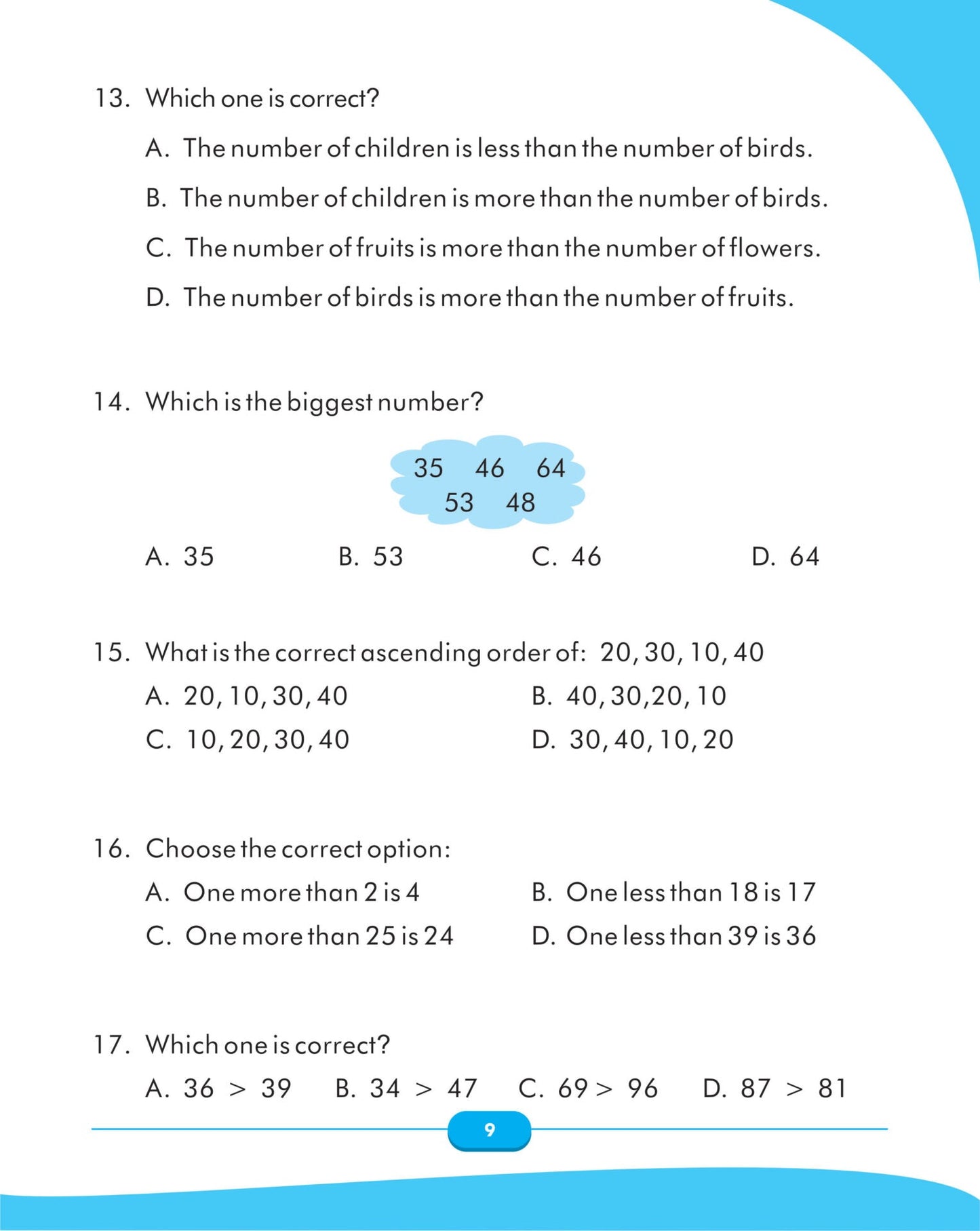 Scholars Insights Maths Olympiad Grade 1