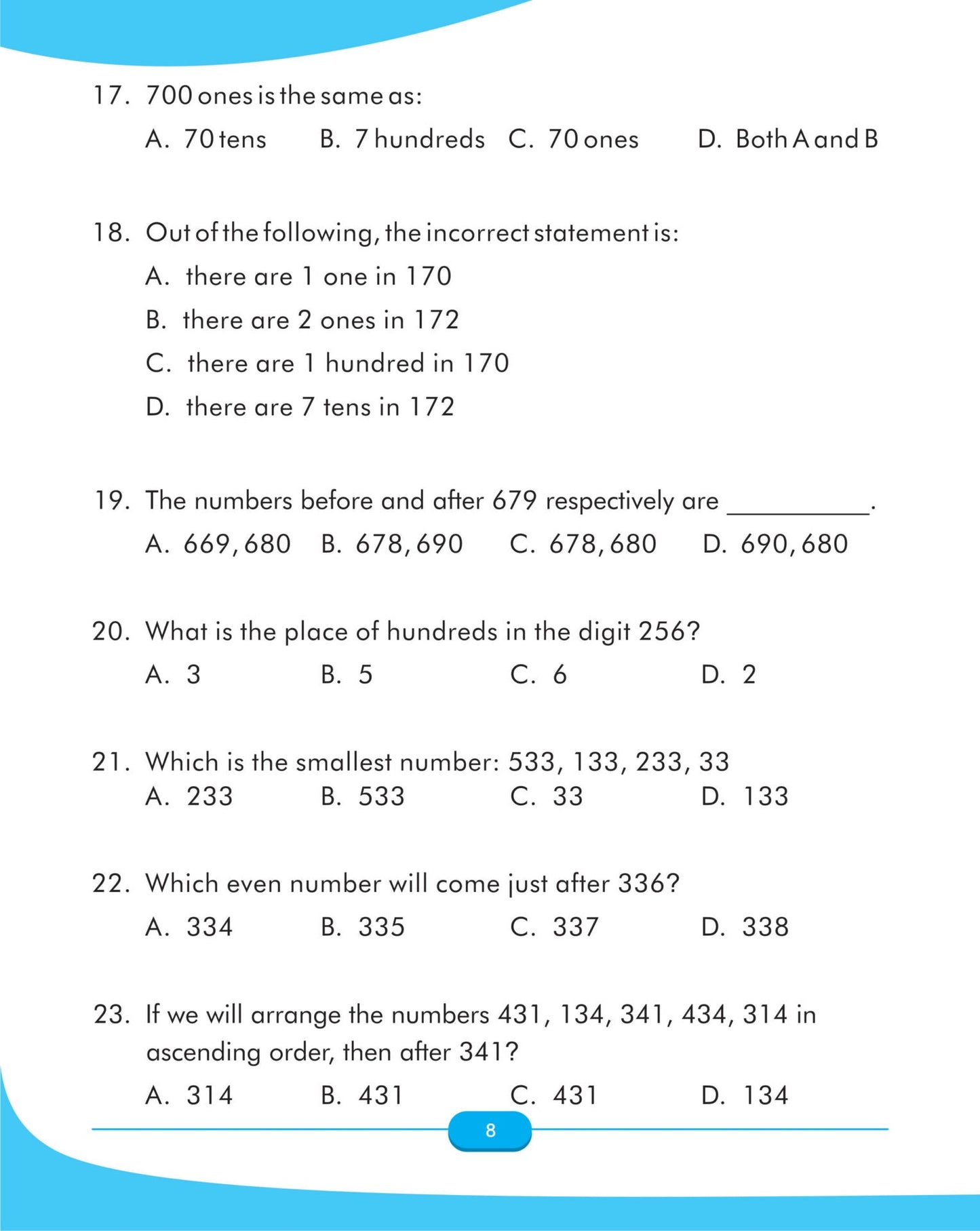 Scholars Insights Maths Olympiad Grade 2