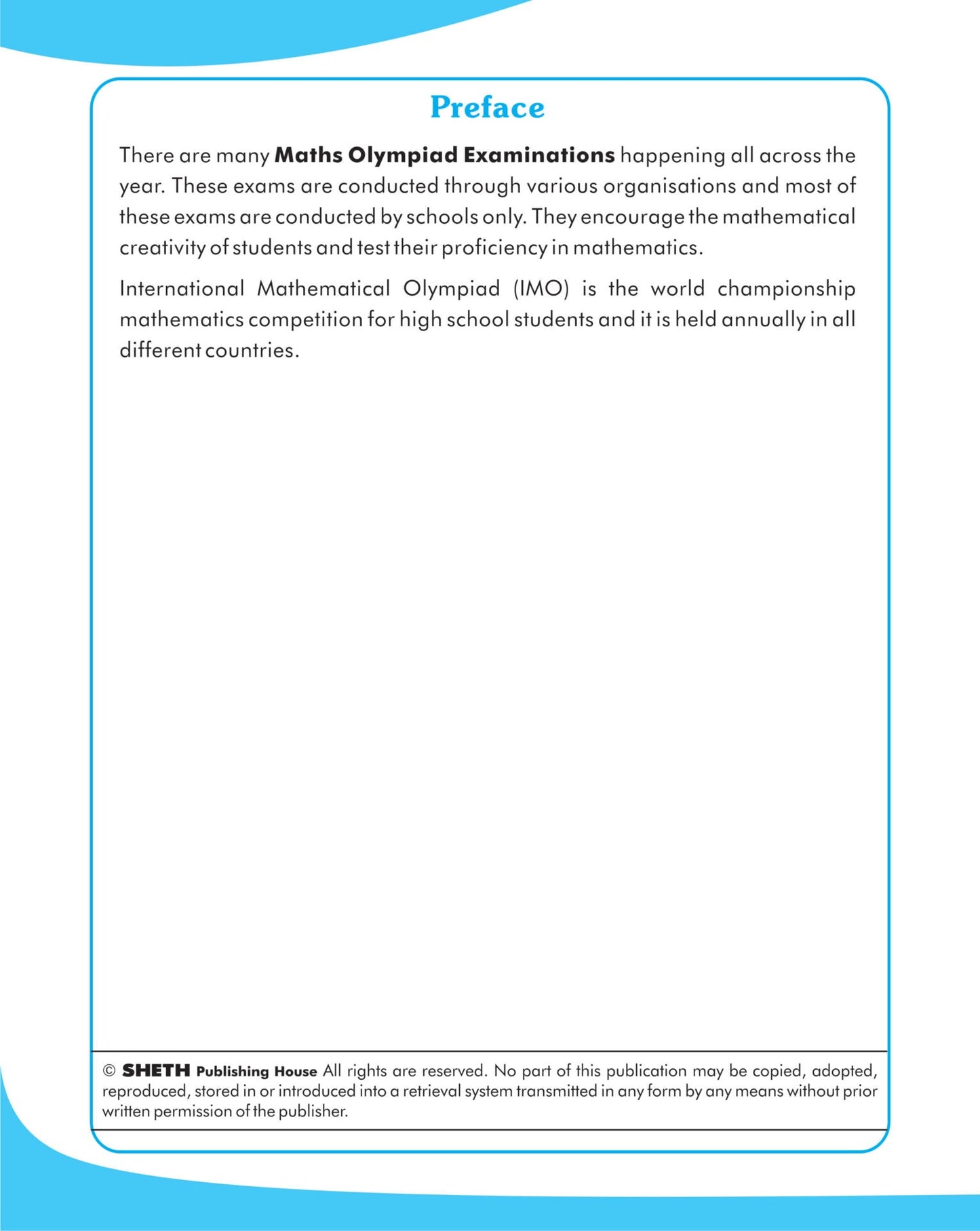 Scholars Insights Maths Olympiad Grade 3