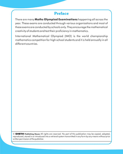 Scholars Insights Maths Olympiad Grade 4