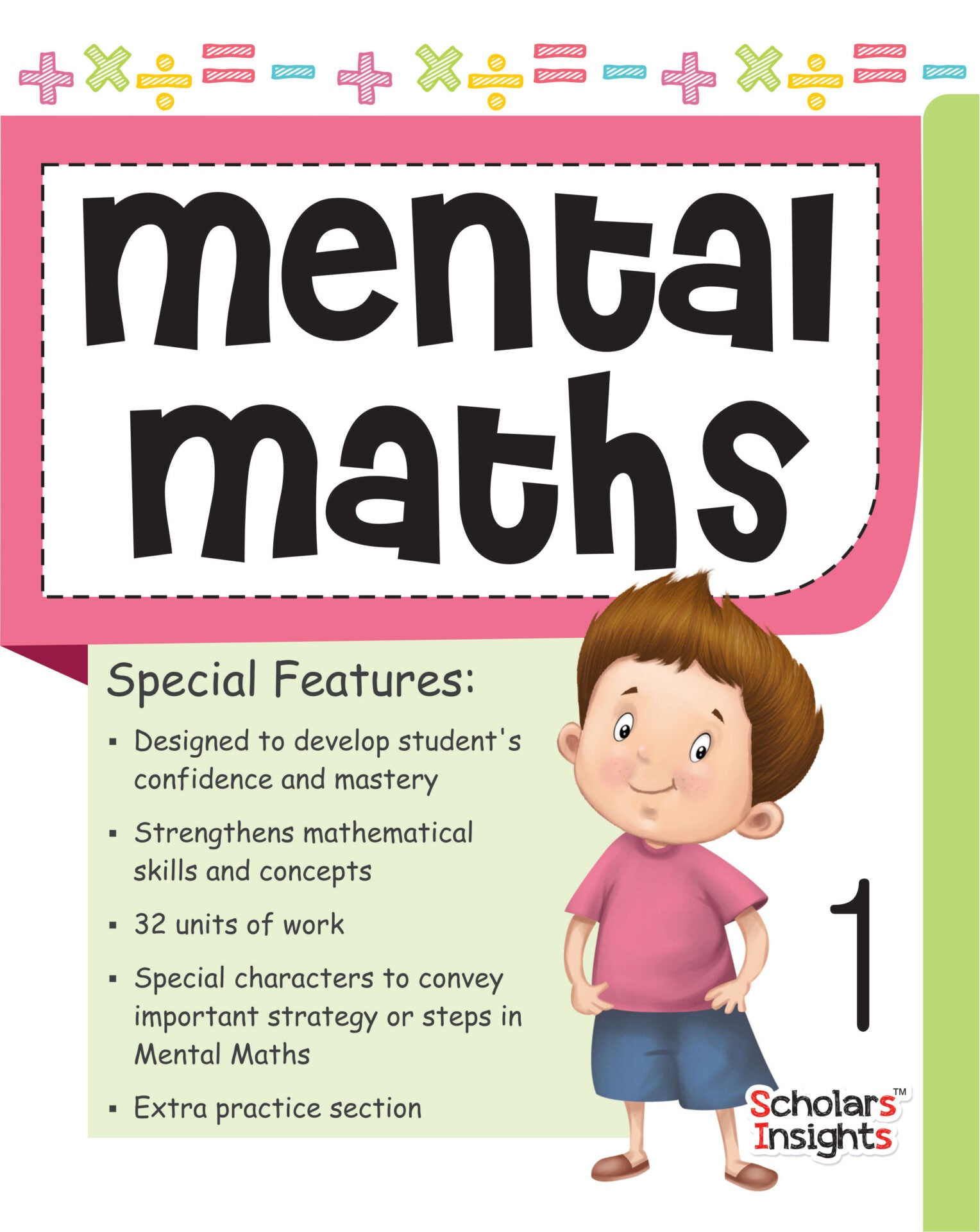 Scholars Insights Mental Maths Book 1 -  buy in usa 