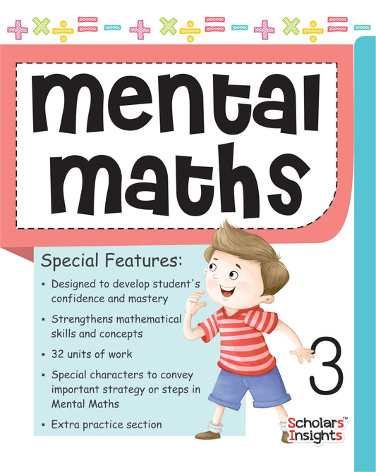 Scholars Insights Mental Maths Book 3 -  buy in usa 