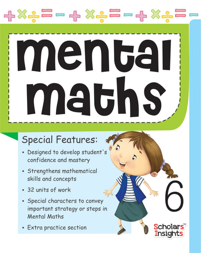 Scholars Insights Mental Maths Book 6 -  buy in usa 