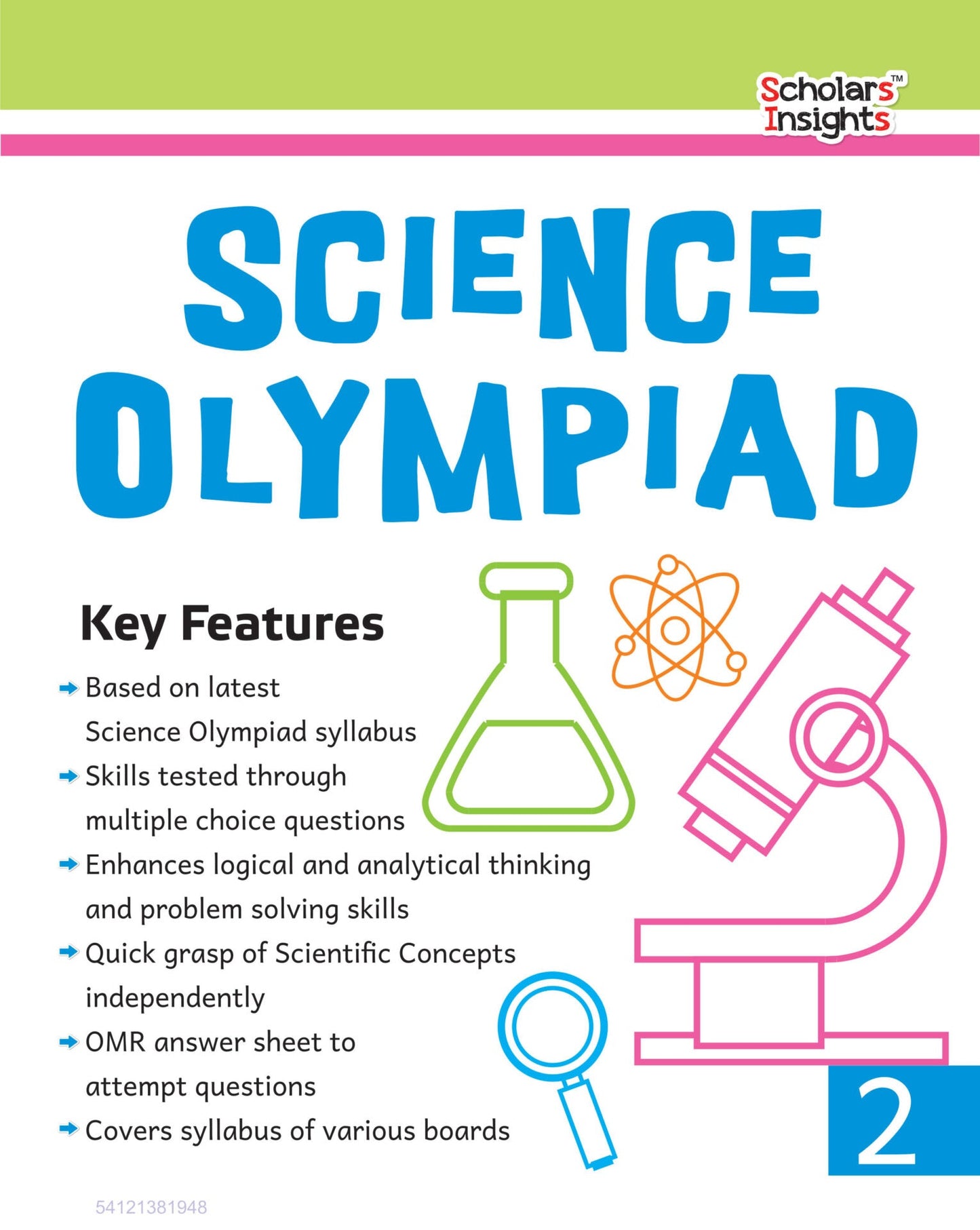 Scholars Insights Science Olympiad Grade 2| Science Practical Questions in MCQ format, QMR Sheet, Self Evaluation Sheet, Test Paper| Ages 7-8 Years -  buy in usa 