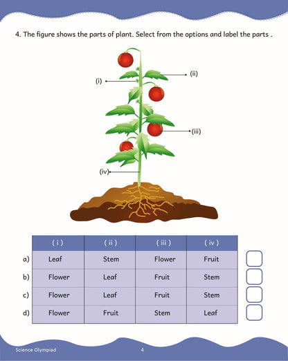 Scholars Insights Science Olympiad Grade 2| Science Practical Questions in MCQ format, QMR Sheet, Self Evaluation Sheet, Test Paper| Ages 7-8 Years