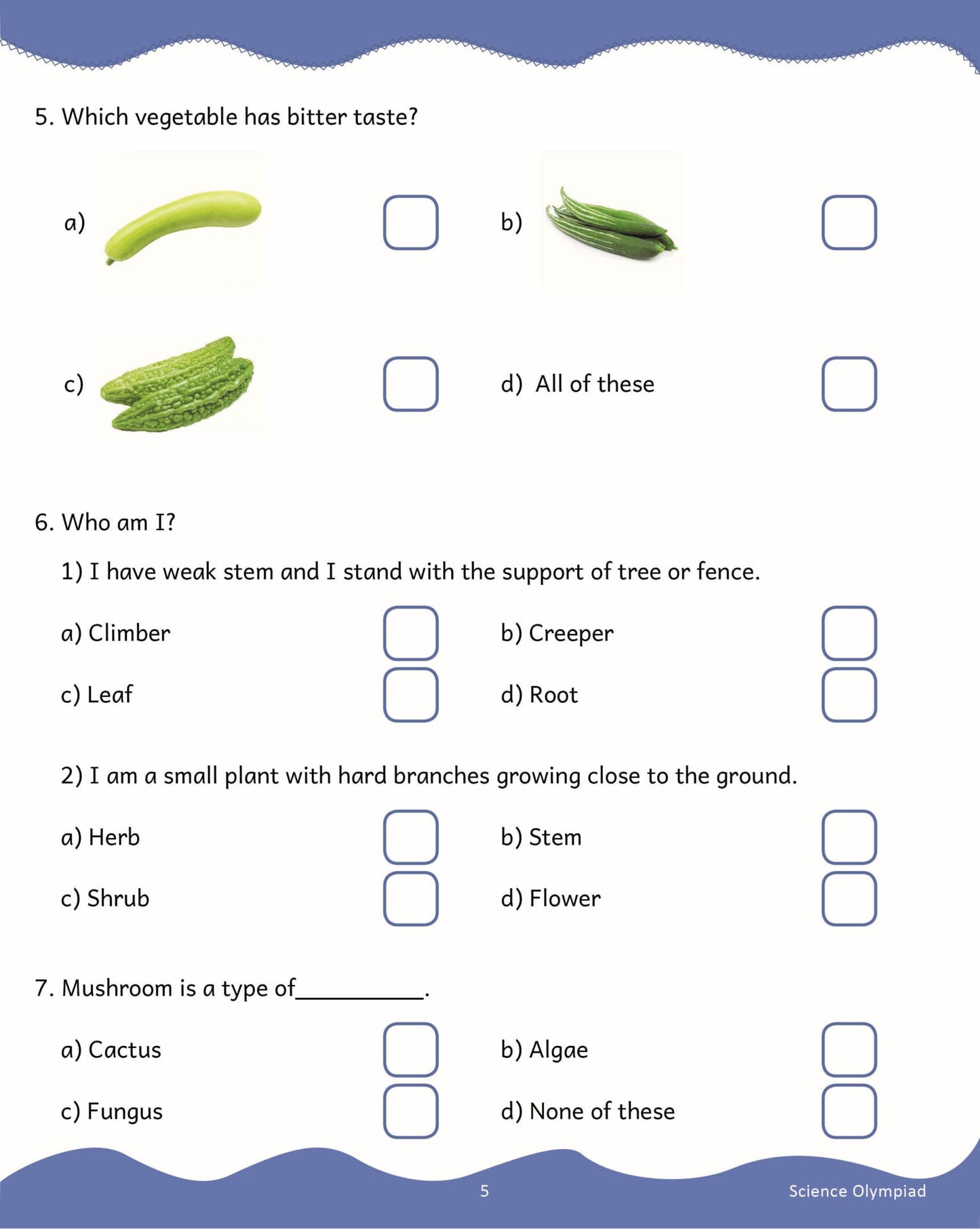 Scholars Insights Science Olympiad Grade 2| Science Practical Questions in MCQ format, QMR Sheet, Self Evaluation Sheet, Test Paper| Ages 7-8 Years