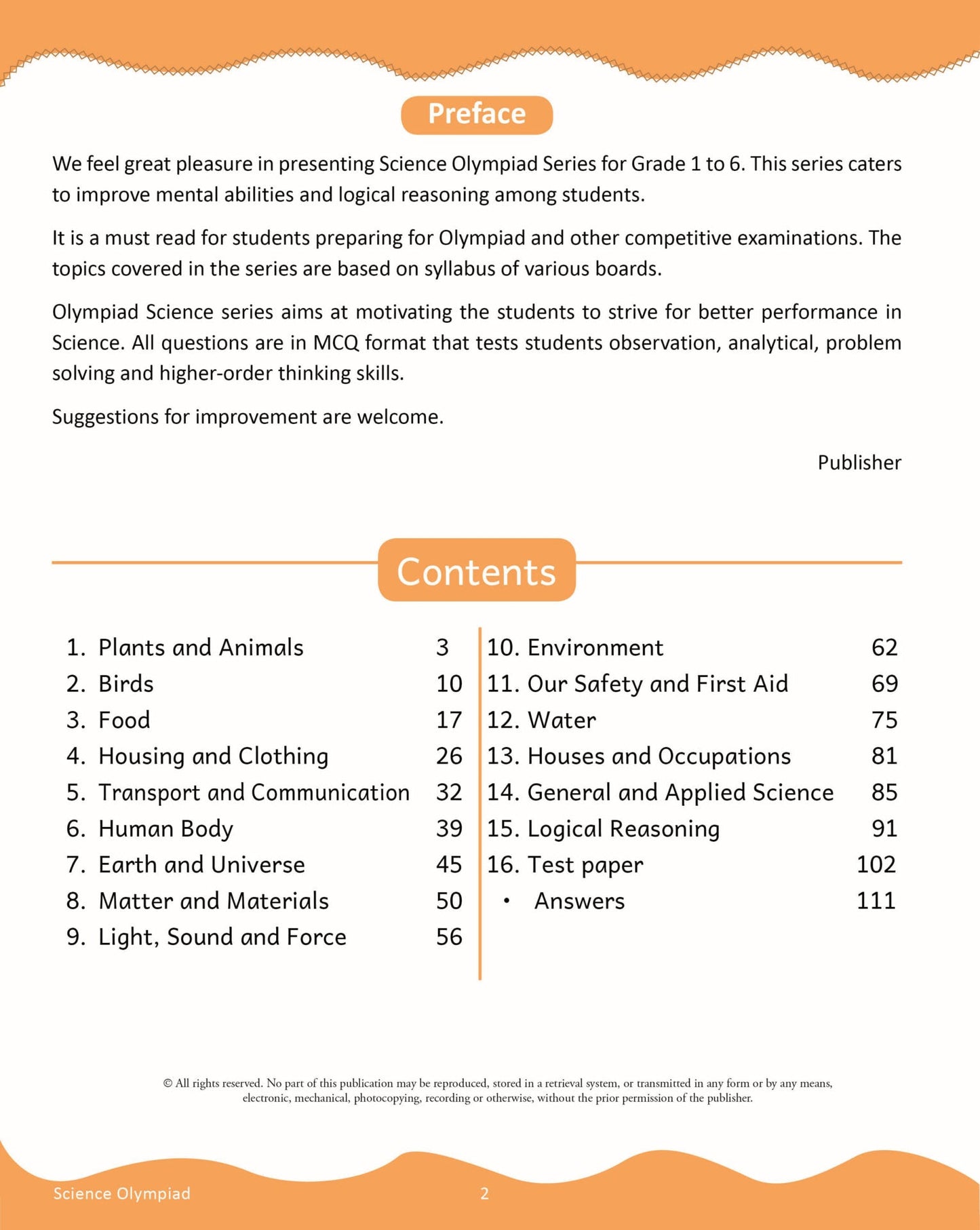 Scholars Insights Science Olympiad Grade 3