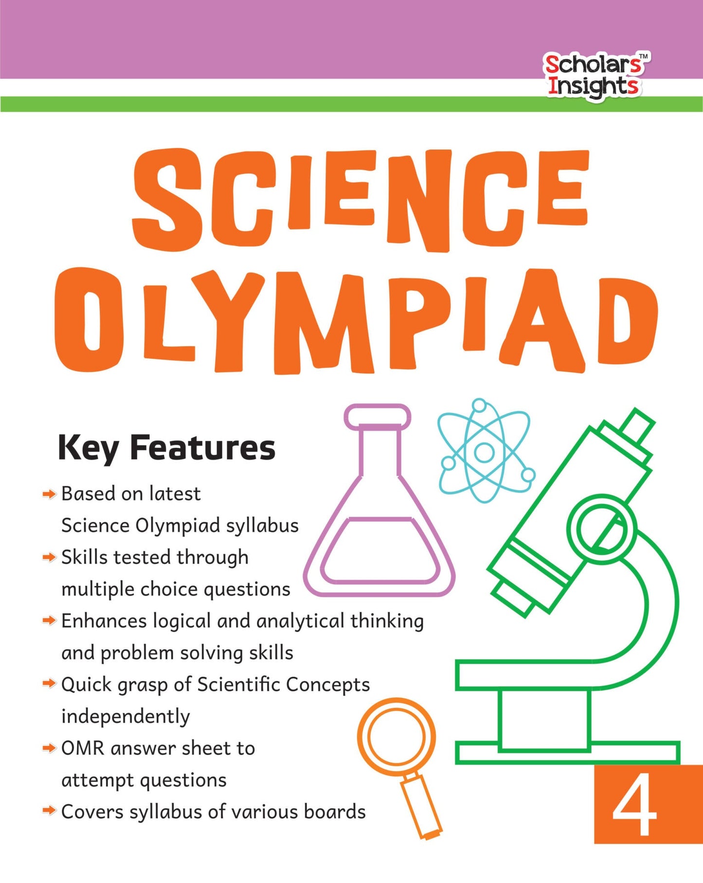 Scholars Insights Science Olympiad Grade 4 -  buy in usa 