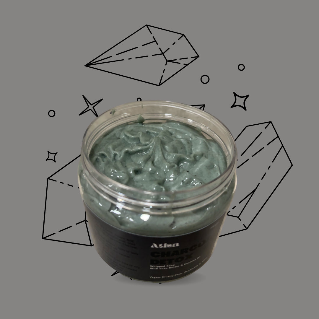 Atisa Charcoal Detox Whipped Soap