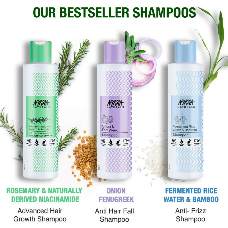 Nykaa Naturals Anti-Hair Fall Shampoo With Onion, Fenugreek