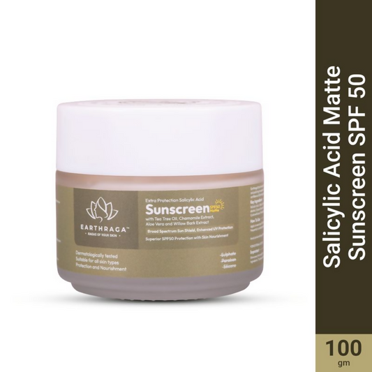 Earthraga Salicylic Acid Matte Sunscreen SPF 50