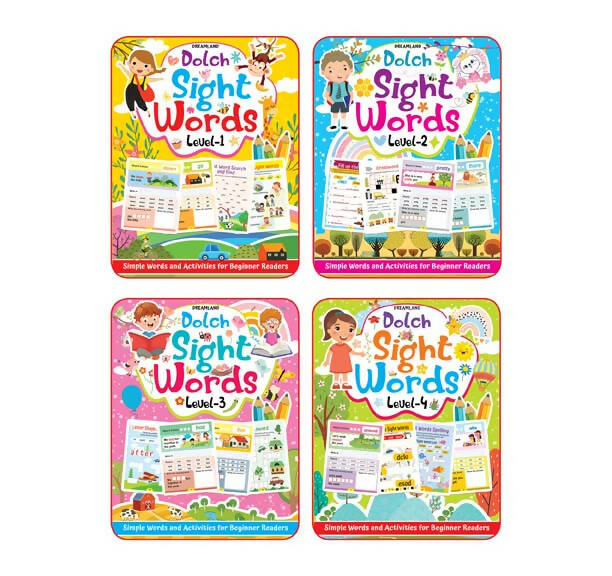 Dreamland Dolch Sight Words Books Pack- 4 Books -  buy in usa 